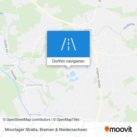 Moorlager Straße Karte