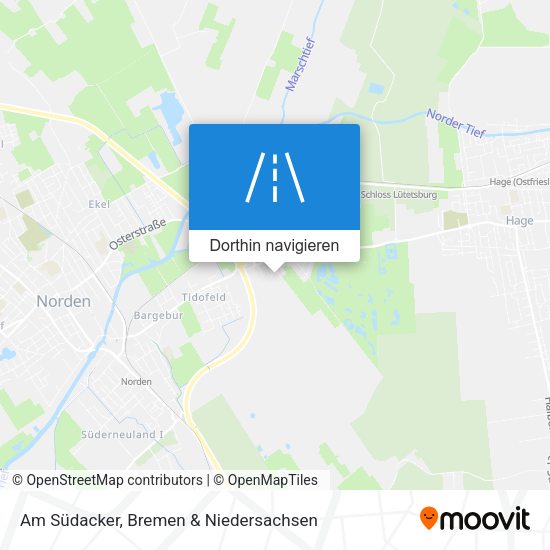 Am Südacker Karte