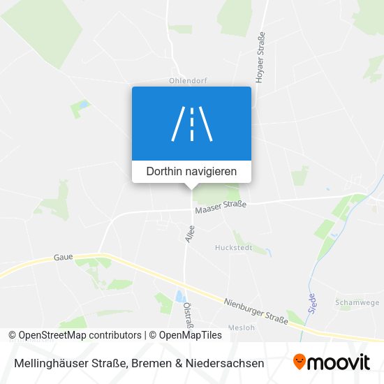 Mellinghäuser Straße Karte
