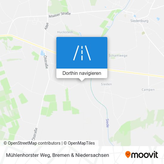 Mühlenhorster Weg Karte