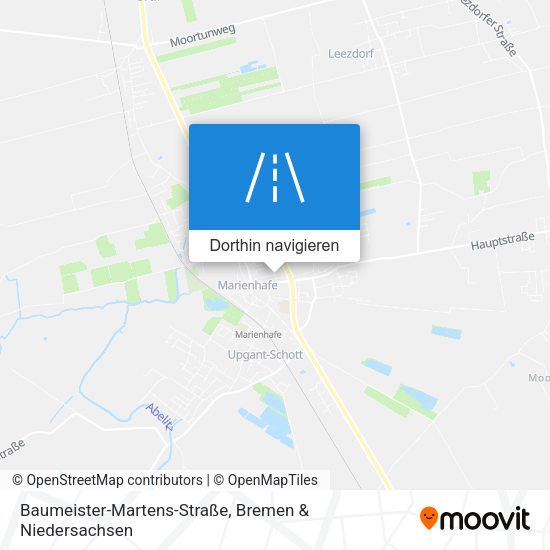 Baumeister-Martens-Straße Karte