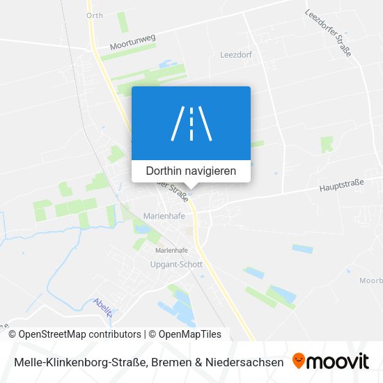 Melle-Klinkenborg-Straße Karte