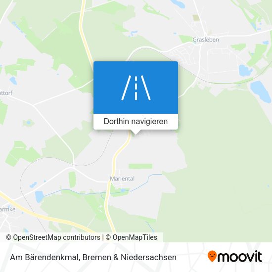 Am Bärendenkmal Karte