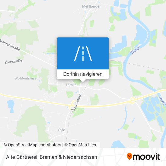 Alte Gärtnerei Karte