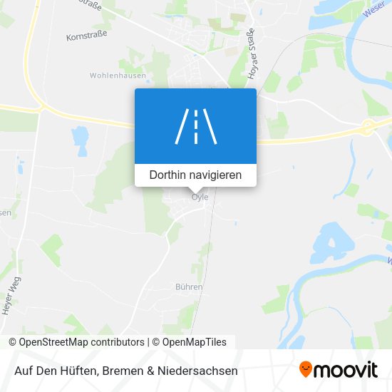 Auf Den Hüften Karte