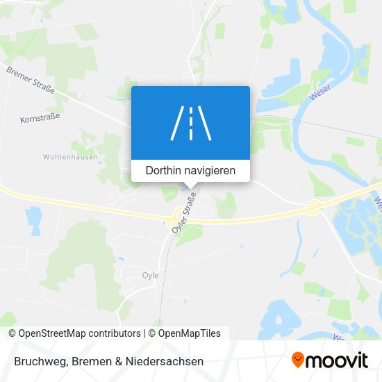 Bruchweg Karte