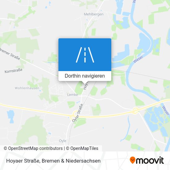 Hoyaer Straße Karte