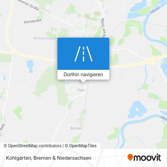 Kohlgärten Karte