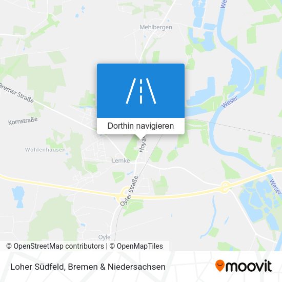Loher Südfeld Karte