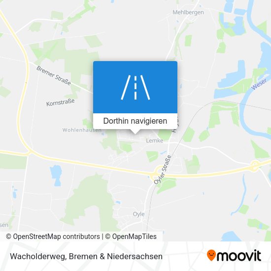 Wacholderweg Karte