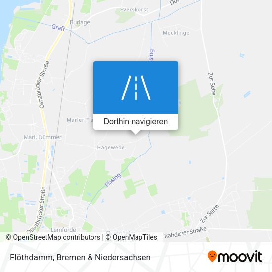 Flöthdamm Karte