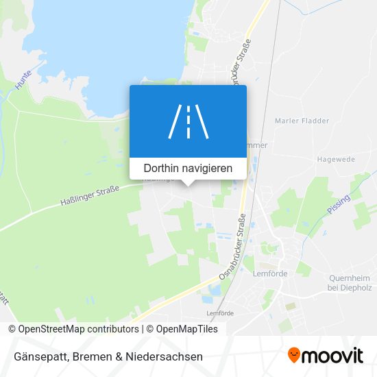 Gänsepatt Karte