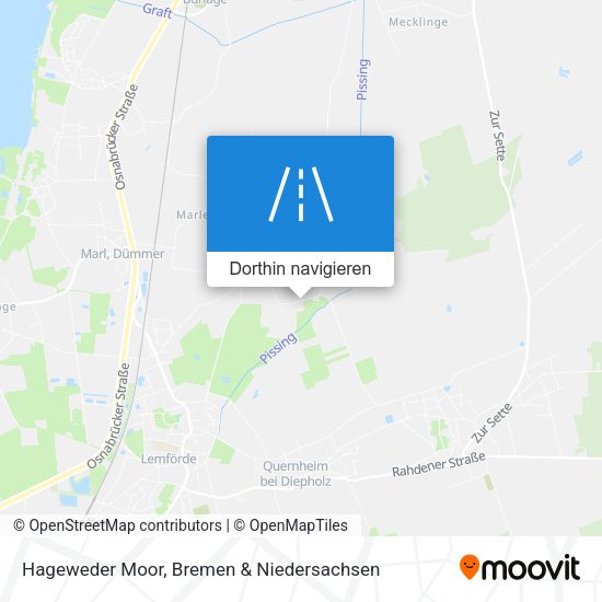 Hageweder Moor Karte