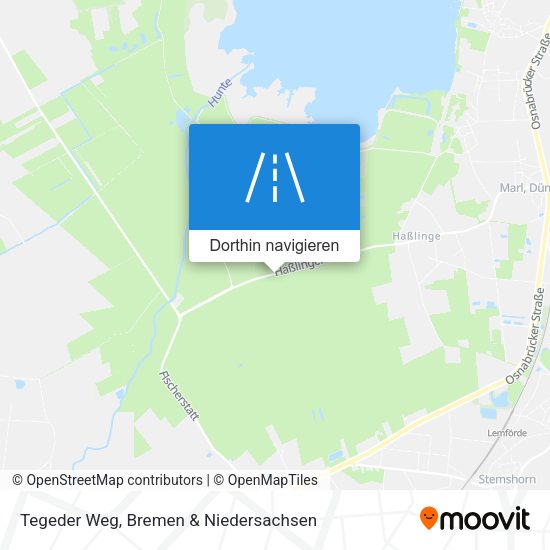Tegeder Weg Karte