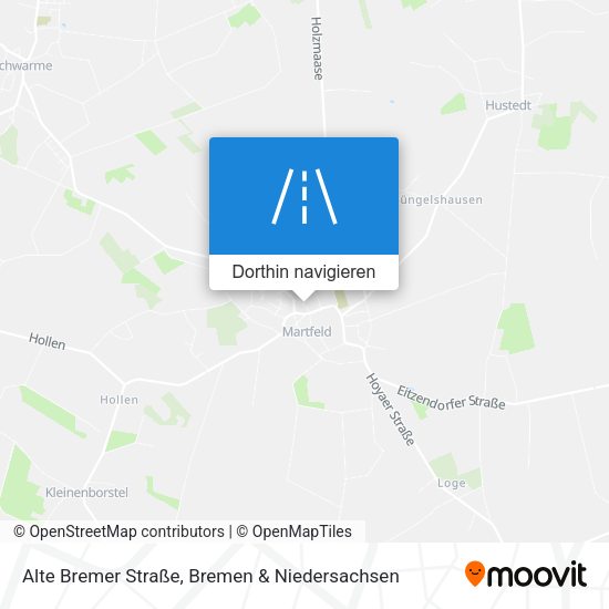 Alte Bremer Straße Karte