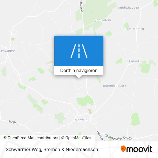 Schwarmer Weg Karte