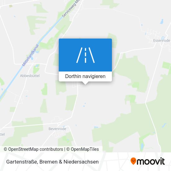 Gartenstraße Karte