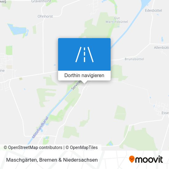 Maschgärten Karte