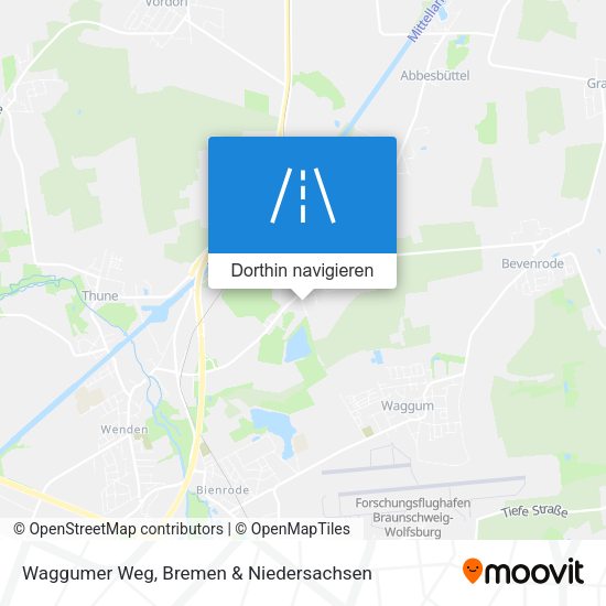 Waggumer Weg Karte