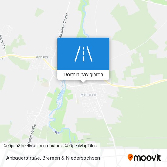 Anbauerstraße Karte