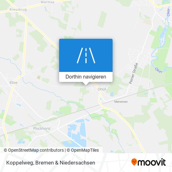 Koppelweg Karte