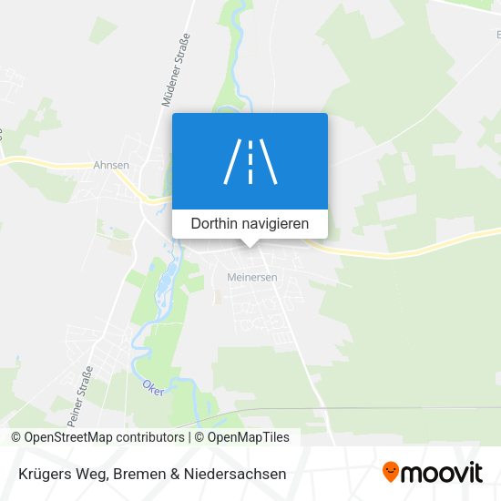 Krügers Weg Karte