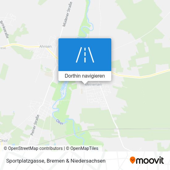 Sportplatzgasse Karte