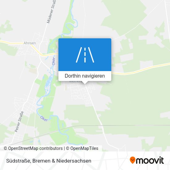 Südstraße Karte