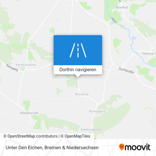 Unter Den Eichen Karte