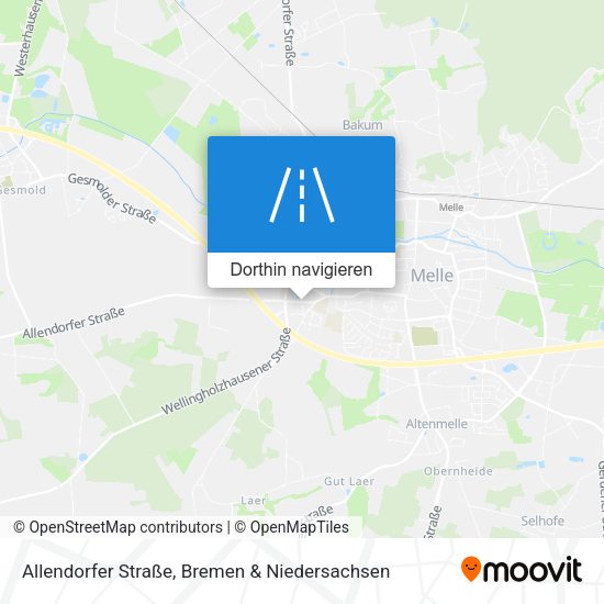 Allendorfer Straße Karte
