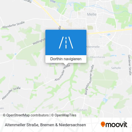 Altenmeller Straße Karte