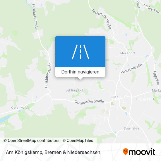 Am Königskamp Karte