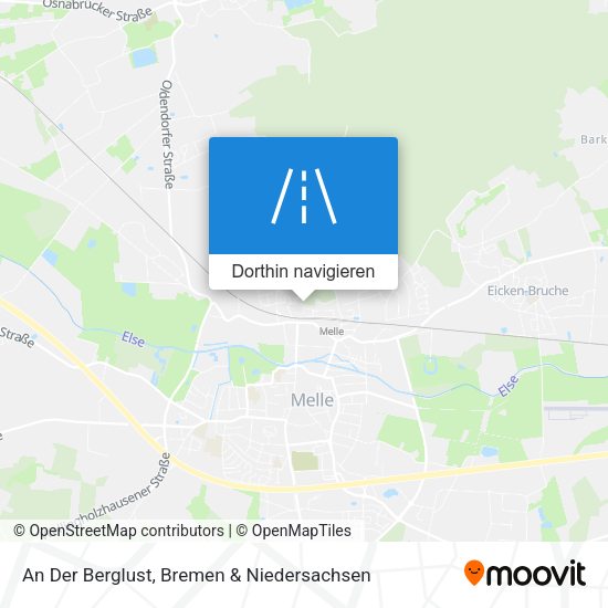 An Der Berglust Karte