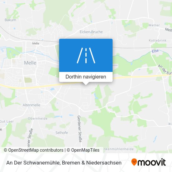 An Der Schwanemühle Karte