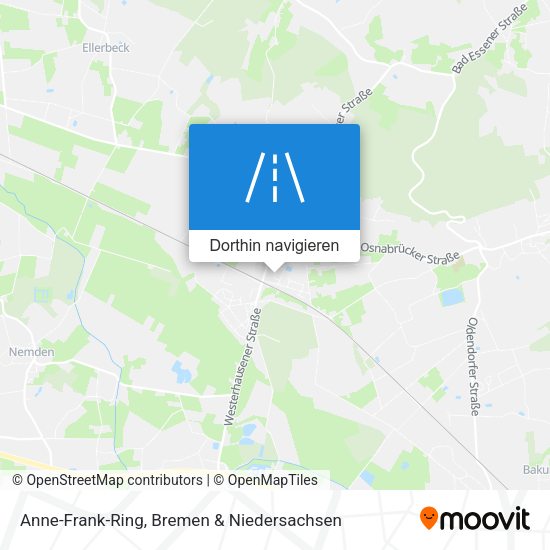 Anne-Frank-Ring Karte