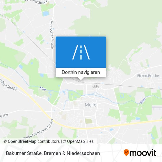 Bakumer Straße Karte