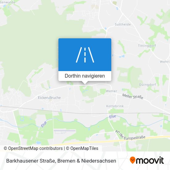 Barkhausener Straße Karte