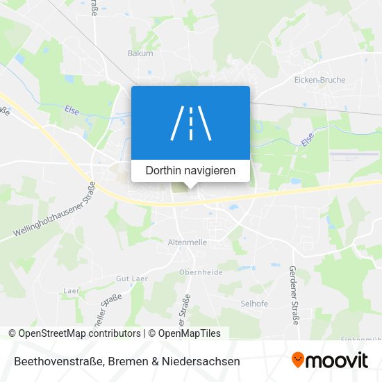 Beethovenstraße Karte