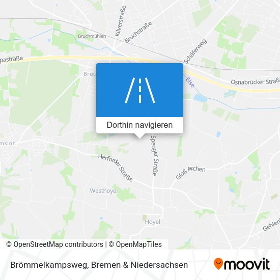 Brömmelkampsweg Karte