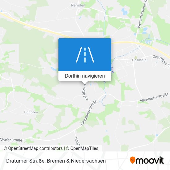 Dratumer Straße Karte
