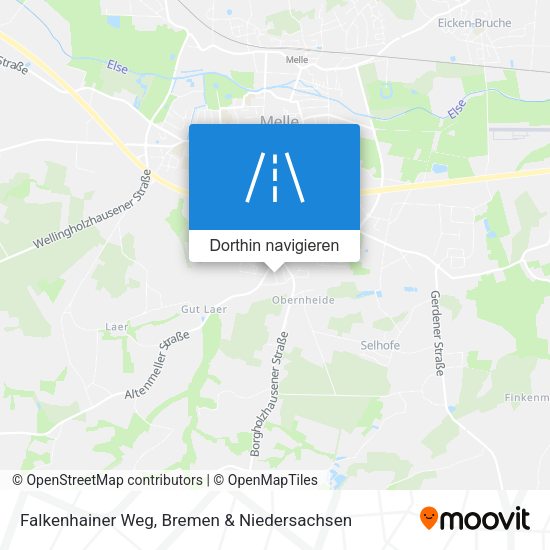 Falkenhainer Weg Karte