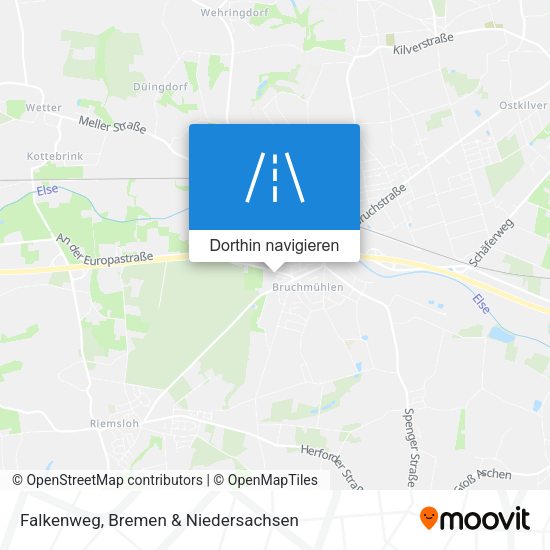 Falkenweg Karte