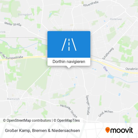 Großer Kamp Karte