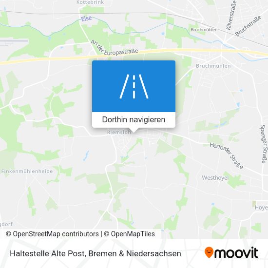 Haltestelle Alte Post Karte