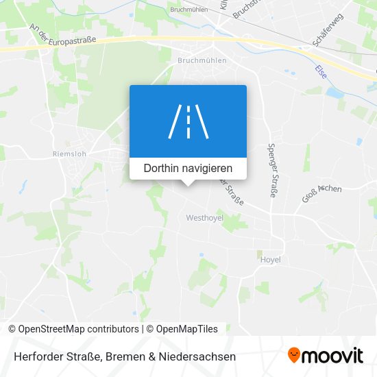 Herforder Straße Karte