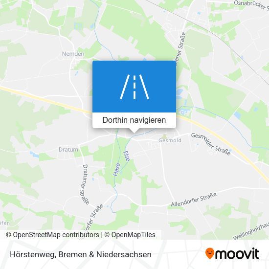 Hörstenweg Karte