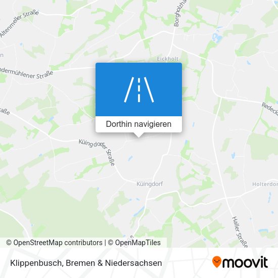 Klippenbusch Karte