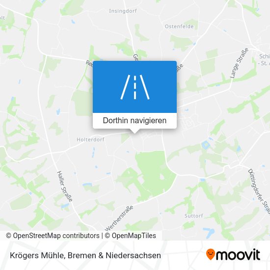 Krögers Mühle Karte