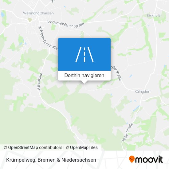 Krümpelweg Karte