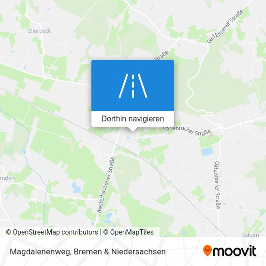 Magdalenenweg Karte